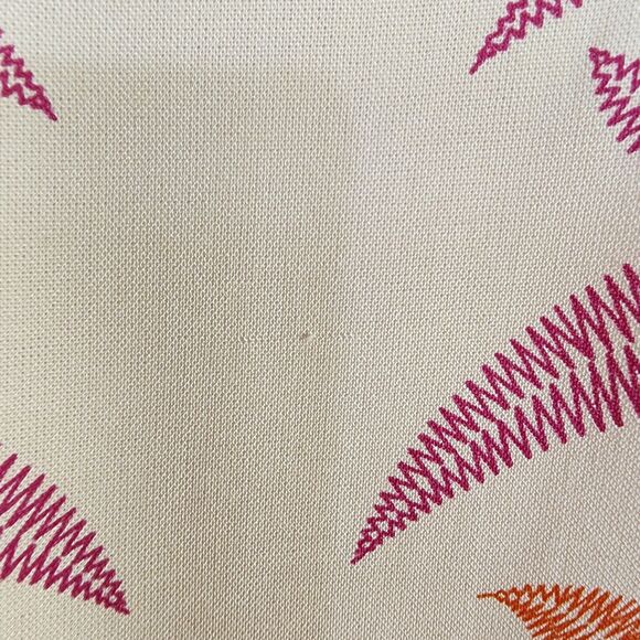 Lascana for Venus Tunic Top XL Orange Pink Long Sleeve V Neck Floral Coverup - Picture 12 of 12